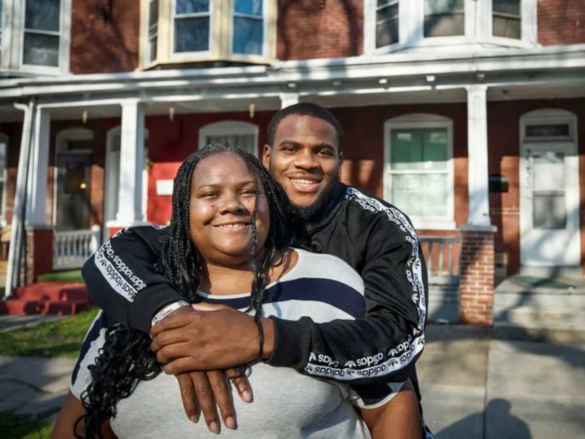 Sherese Parsons and son Micah Parsons