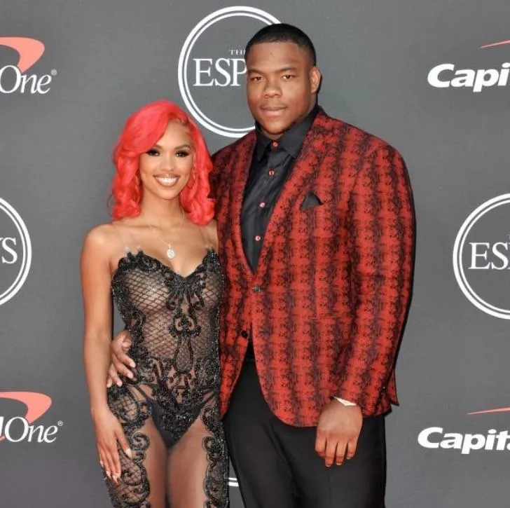 Daron with his girlfriend, Yuanna at ESPY Awards