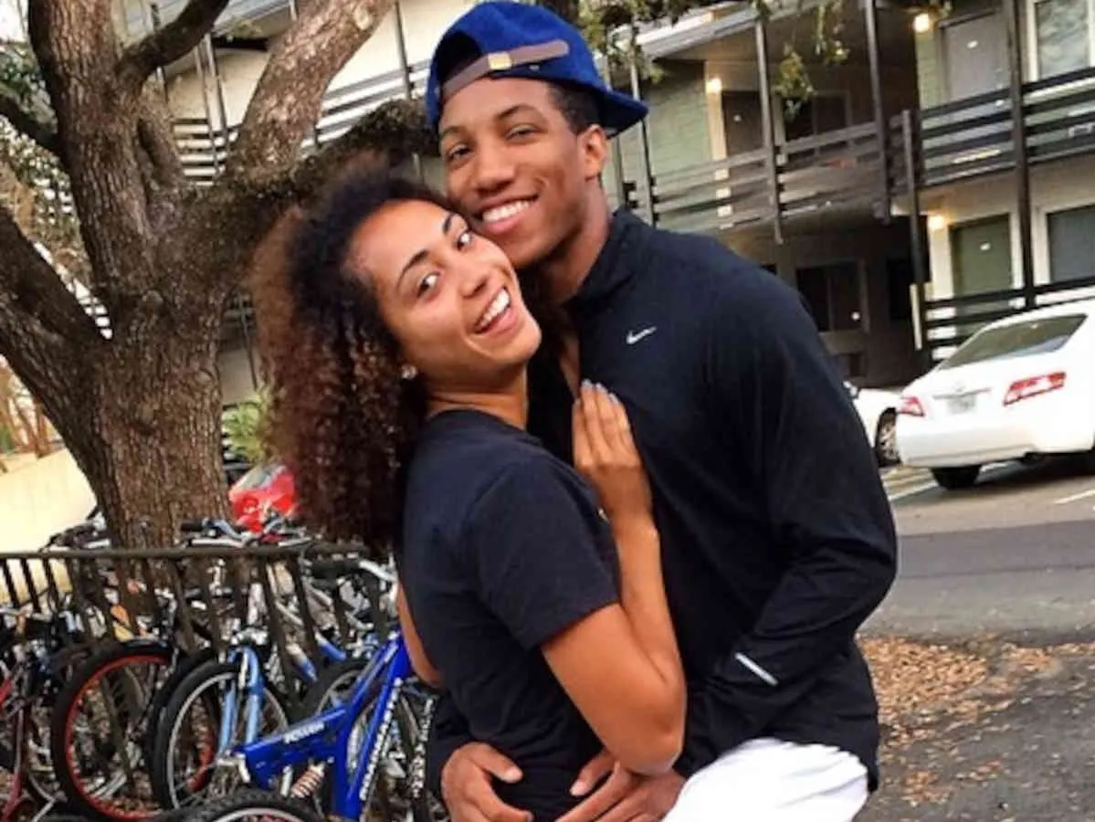 Marlon Humphrey and his alleged ex- girlfriend, Syndee Over.