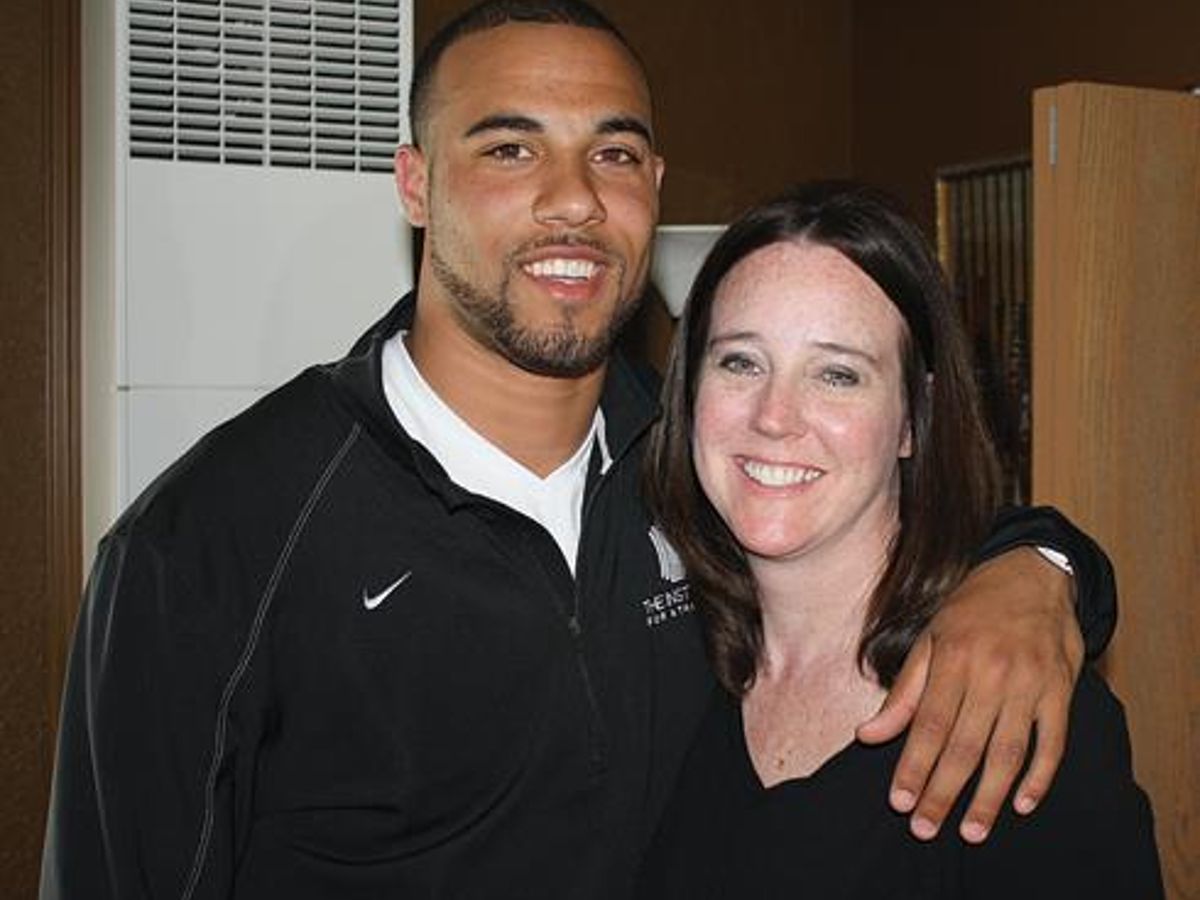 Micah Hyde with his mother Pamela