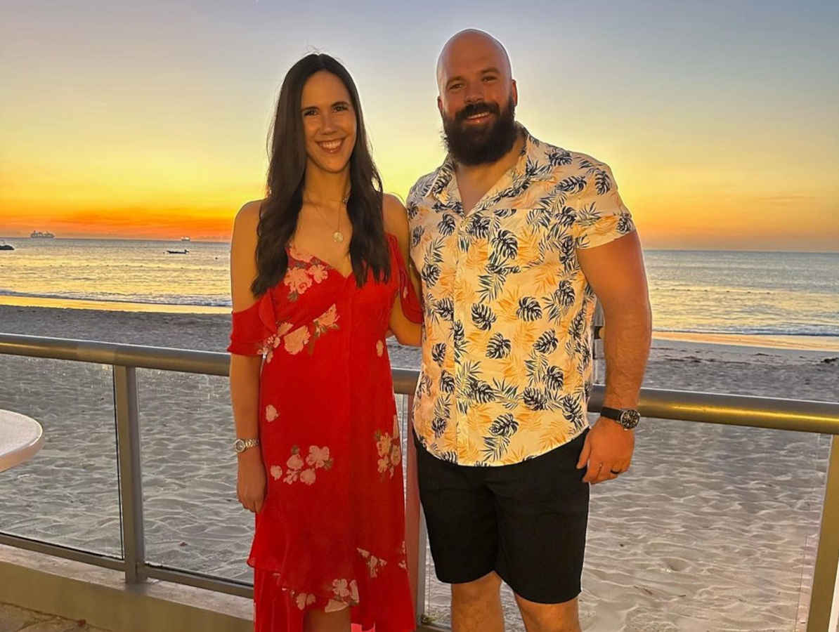 Mitch Morse and his wife Caitlin Morse