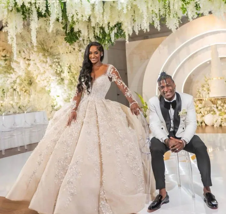 Mike Hilton with his wife, Chassidy Hilton are married since 2018