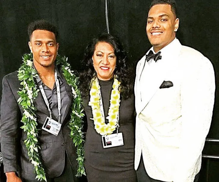 Juli Stanley with her two sons, Ronnie and Robert Stanley