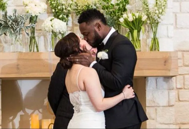 Remy Klamer with her husband Ty Montgomery