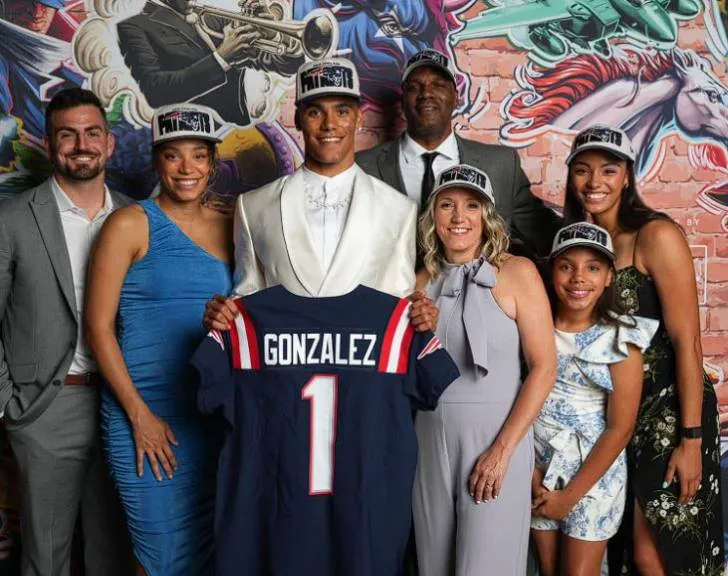 Christian Gonzalez's family are his greatest supporters.