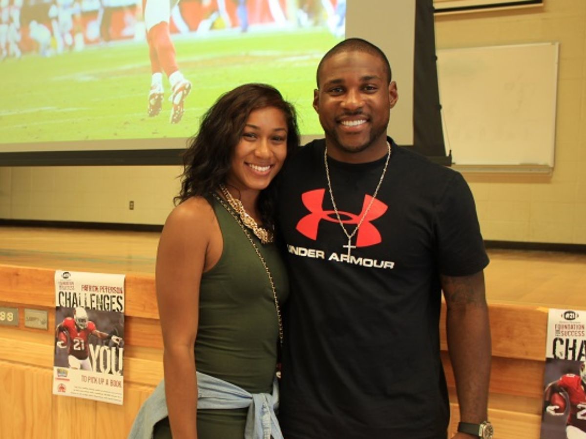 Patrick Peterson with his wife Antonique Peterson