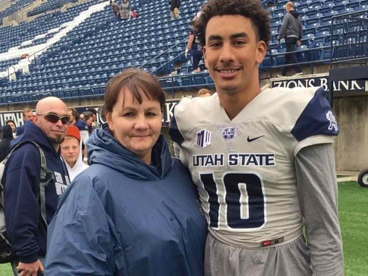Green Bay Packers quarterback, Jordan Love and his mother Anna Love