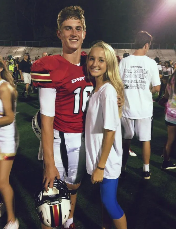 Davis Millis with his long time girlfriend Tori Wisted