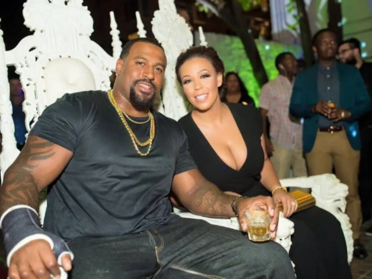 Duane Brown and his wife Devi Brown