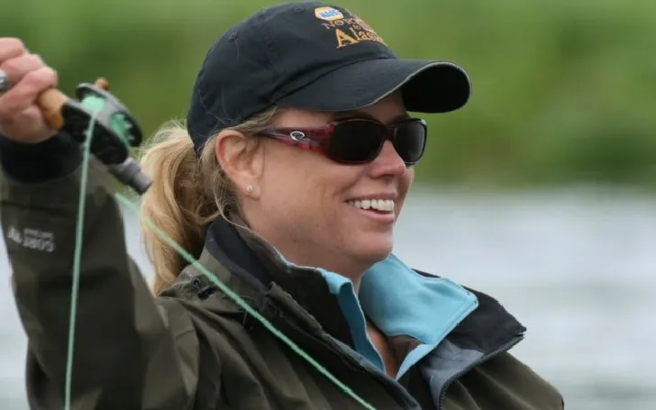 Larry Csonka's partner Audrey Bradshaw loves fishing