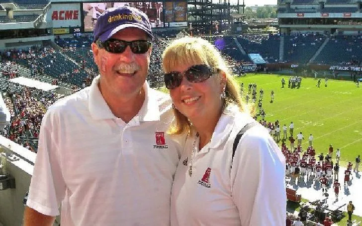 Brandon McManus' parents Dennis McManus and Susan McManus at a game