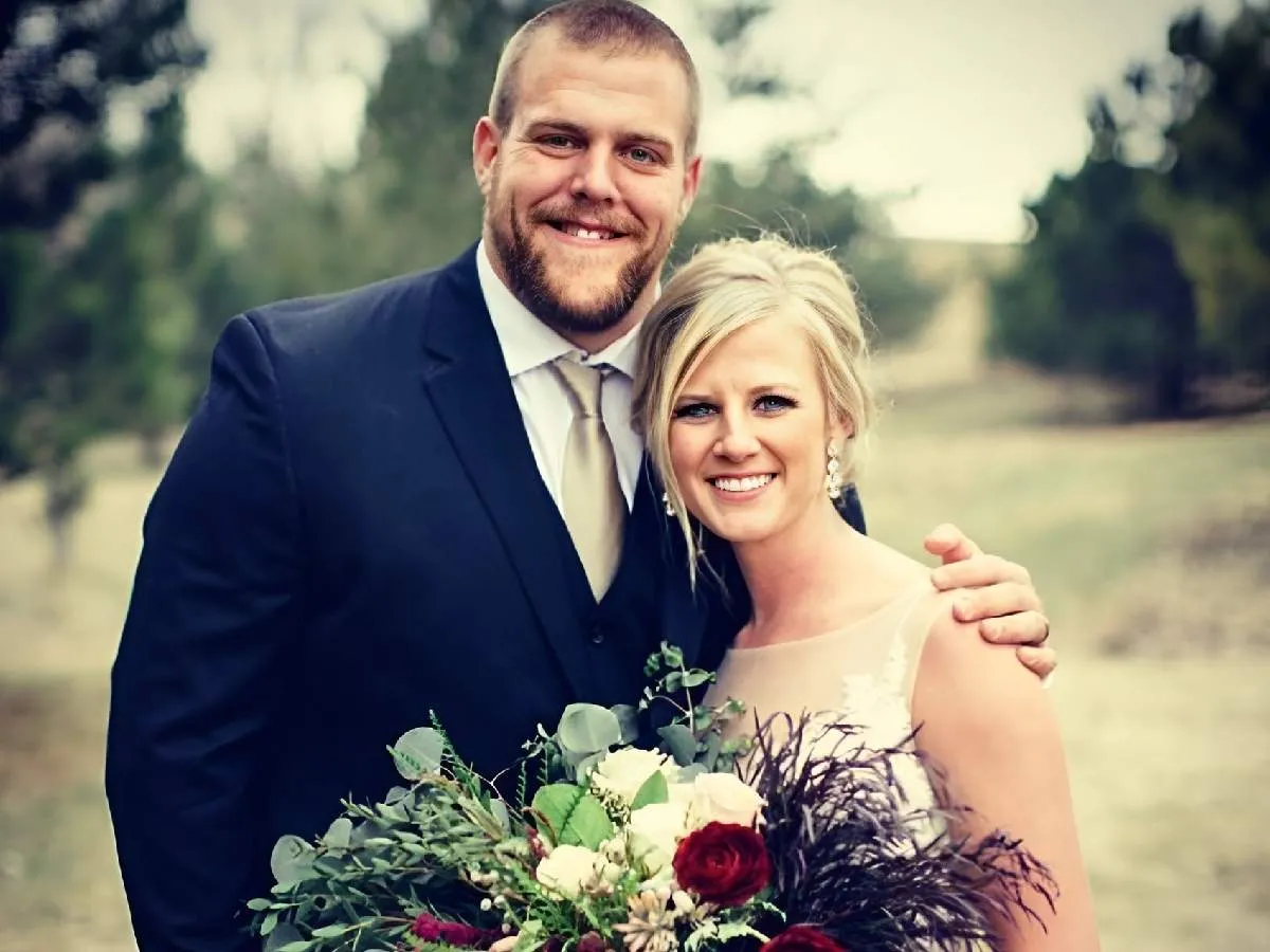 Brandon Scherff's wife Jenni Scherff has been together with him for a long time