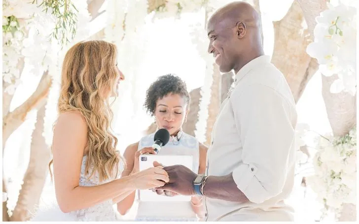 DeMarcus Ware and his wife, Angela Ware, had a destination wedding