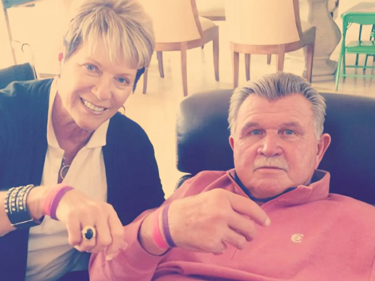 Wife of Mike Ditka since 1977, Diana Ditka