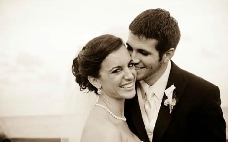 Graham Gano and his wife Brittany at their wedding