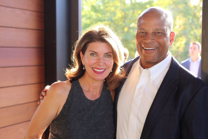 Ronnie Lott's wife, Karen Lott, did not know who she was when they met