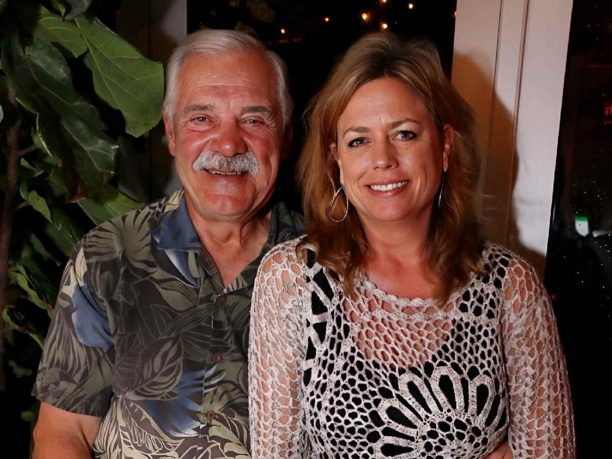 Larry Csonka and his wife Audrey Bradshaw at an outing