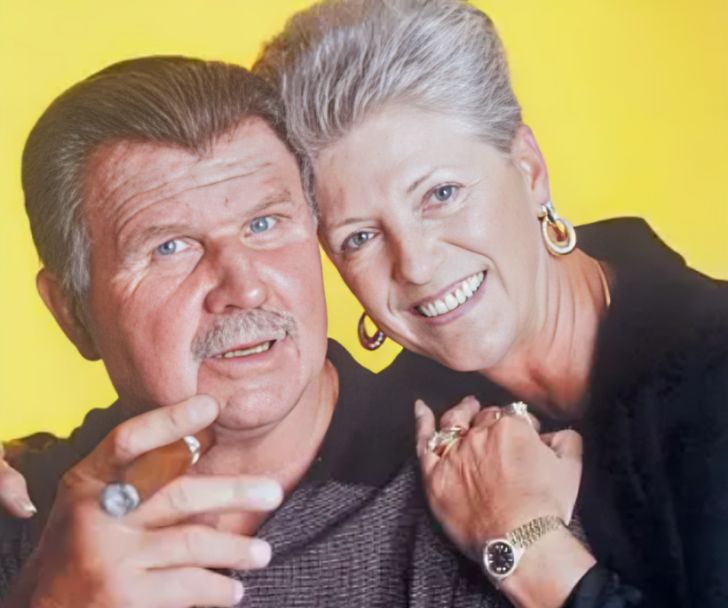 Footballer, coach, sports commentator, Mike Ditka married twice in his life time 