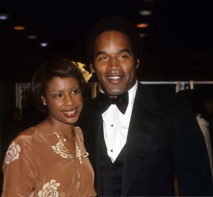 Marguerite Whitley and O.J. Simpson 
