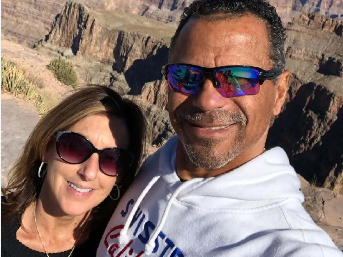 Rod Woodson and his wife Nickie Woodson on his X account