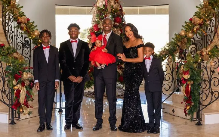 Ashley Peterson and her husband, Adrian Peterson, have three children