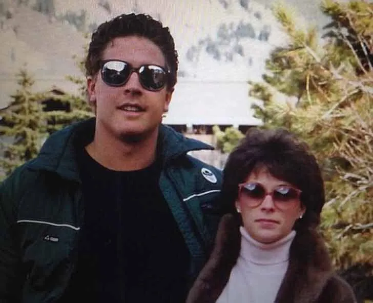 Claire Marino and her husband Dan during their younger days