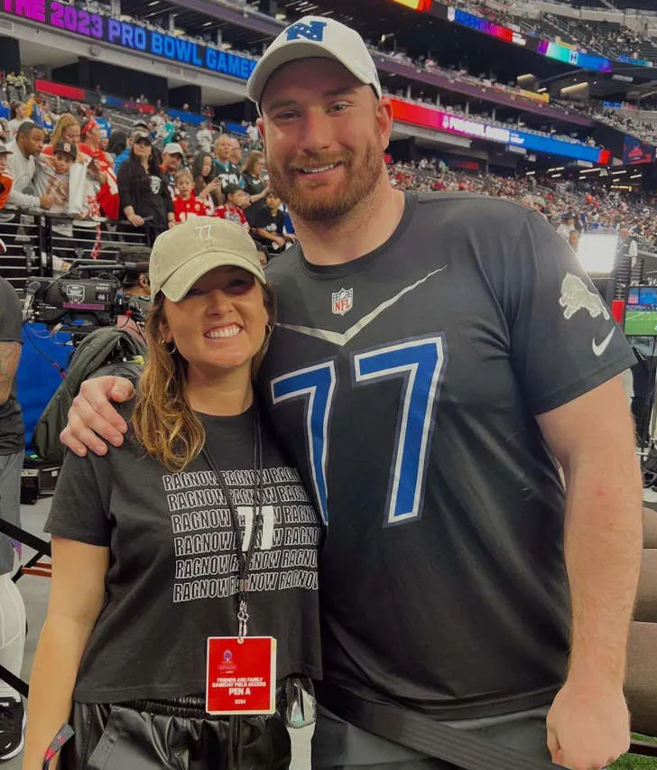Frank Ragnow with his wife Lucy Ragnow