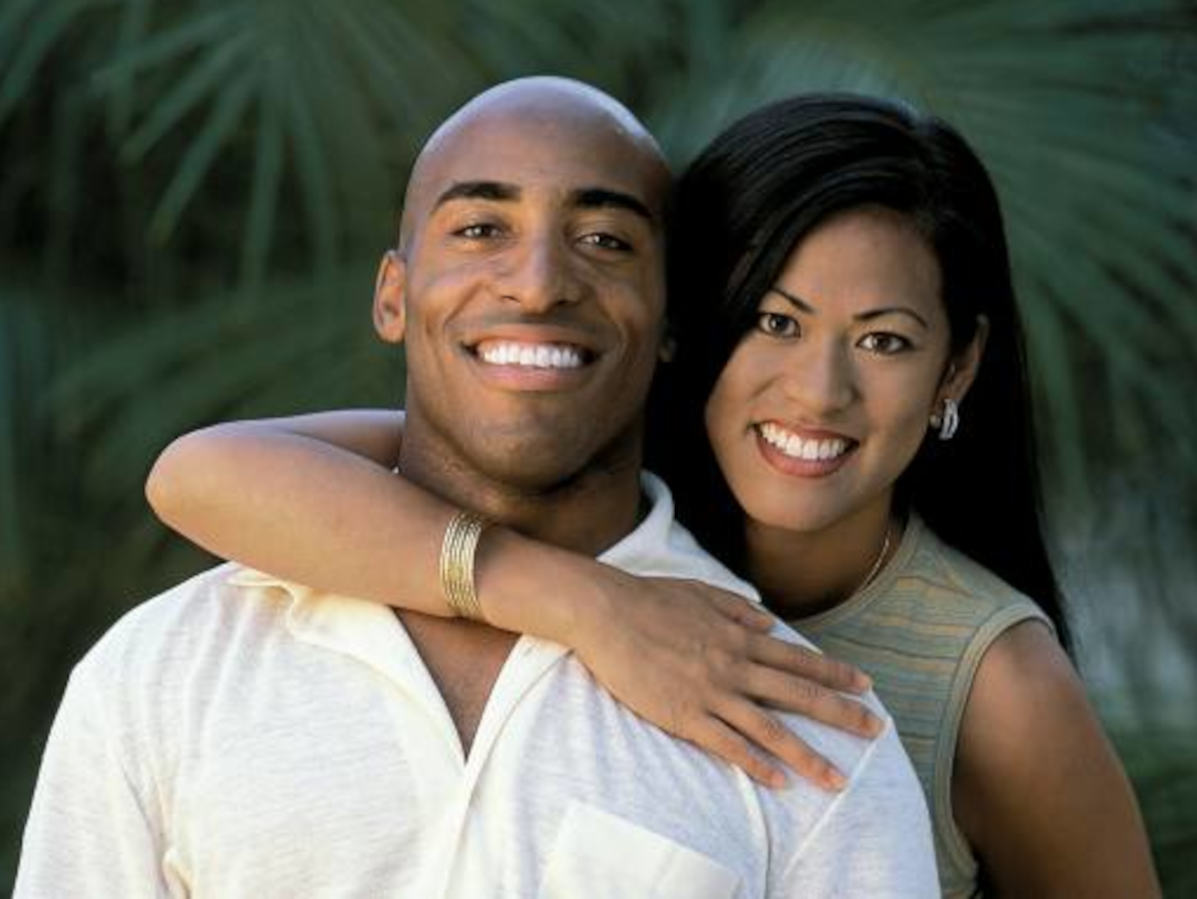Ronde Barber with his wife, Claudia Patron Barber