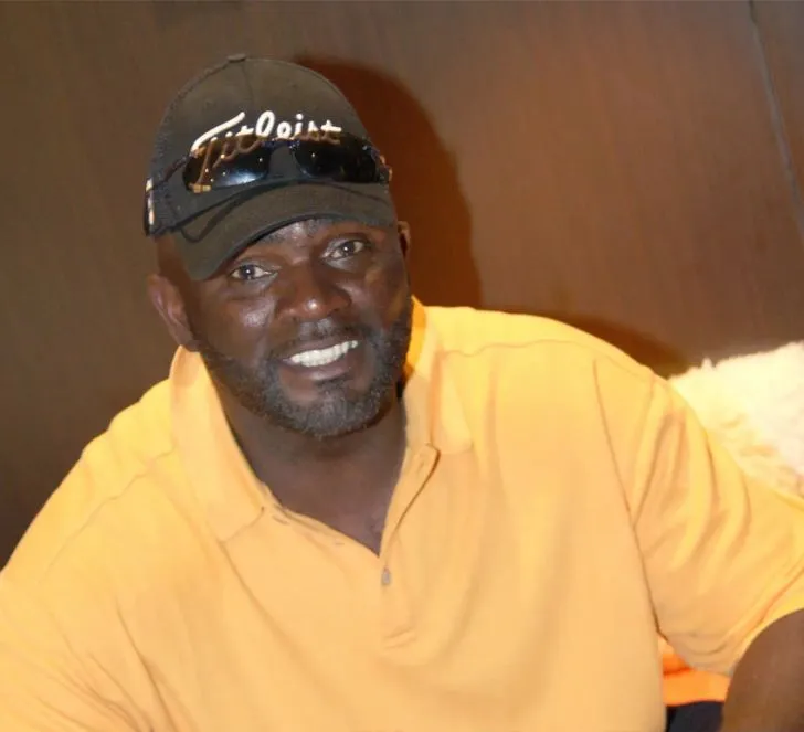 sterling sharpe at the Backstage Creations 2008 American Century Championship Golf Tournament