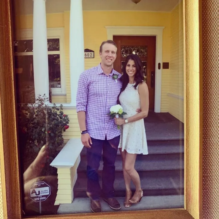 Nick Foles married his wife, Tori Moore, in a courthouse