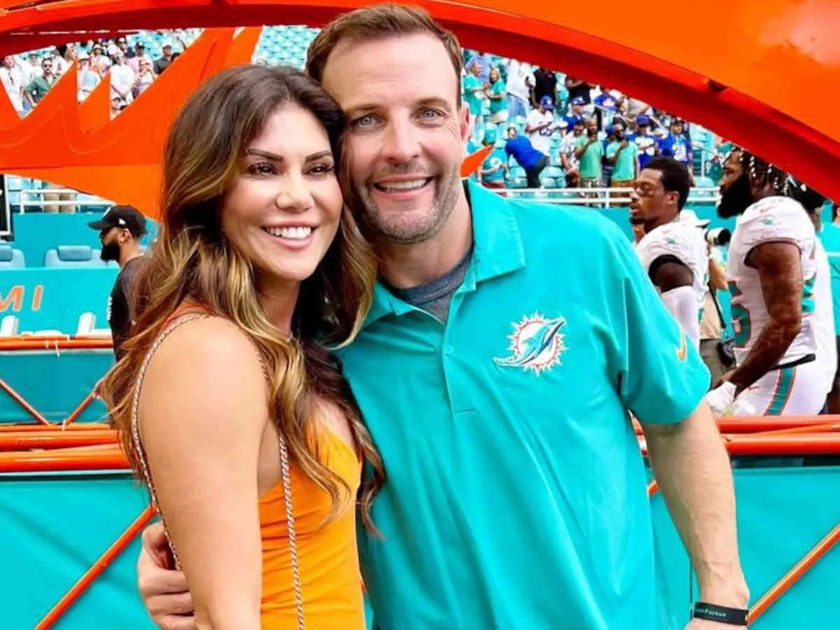 Wes Welker and his wife Anna Burns Welker